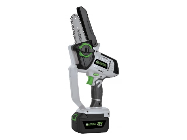 FOREST & GARDEN Electrosierra de Mano a Bater&iacute;a EM905C1 *--------------------------------------------------------------------------------------------* Marca: Forest & Garden C&oacute;digo: C016734 Garant&iacute;a: 1 A&ntilde;o  Velocidad de Vacio 3800 r/min Largo de la hoja 4